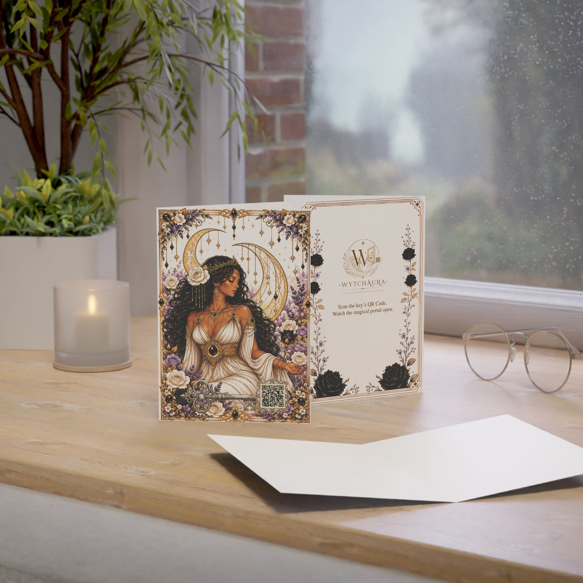 Nyx – Goddess of the Nigh - Greeting Cards — Pack of 1/10