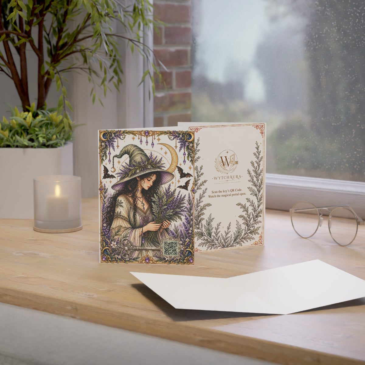 The Mugwort Wise Witch - Greeting Cards (Pack of 1/10)