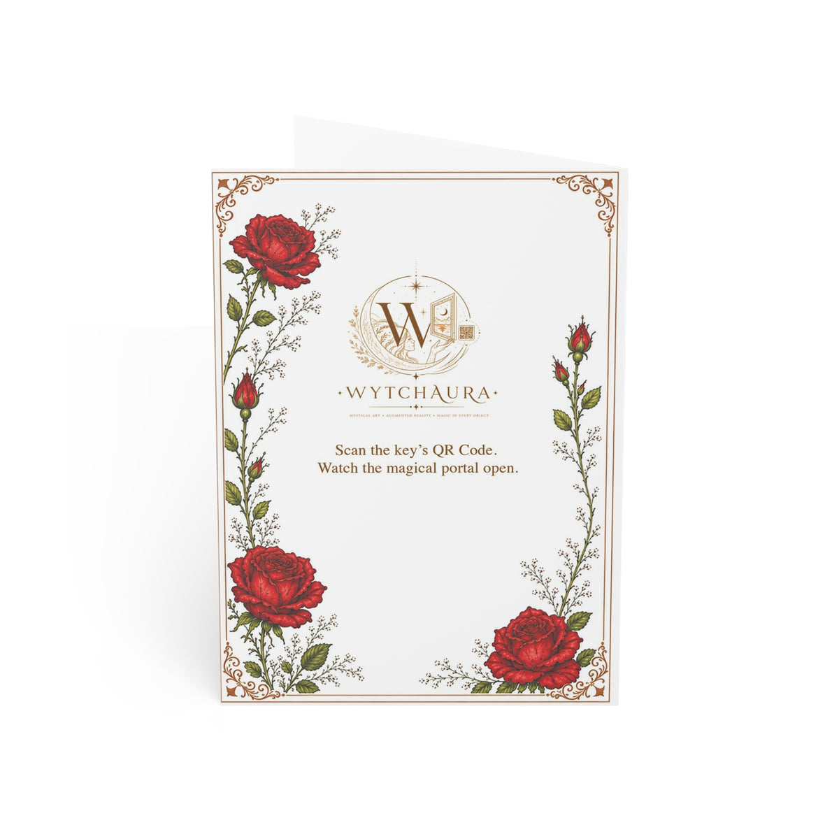 Aphrodite – Goddess of Love & Beauty - Romantic Vintage Rose Greeting Cards (Pack of 1/10)