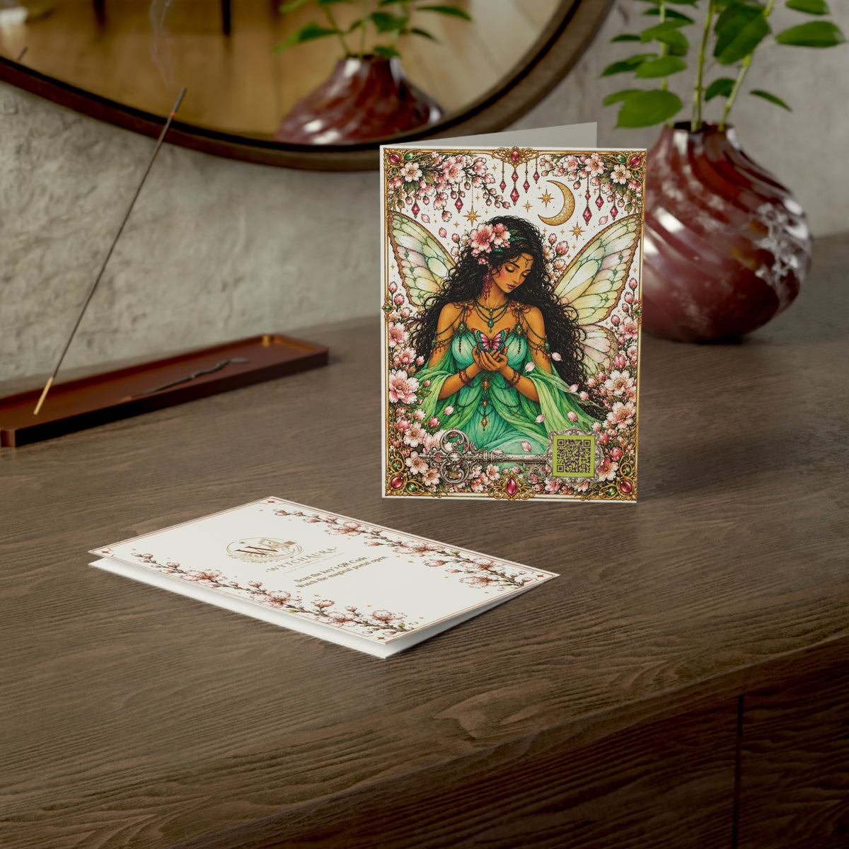 The Almond Blossom Goddess Psyche- Greeting Cards — Pack of 1/10