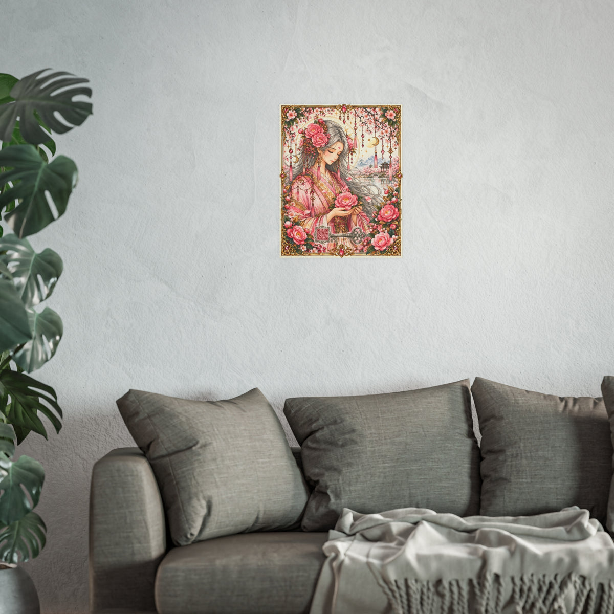 The Old Camellia Spirit – Guardian of Timeless Beauty & Wisdom Poster — Satin & Archival Matte Print