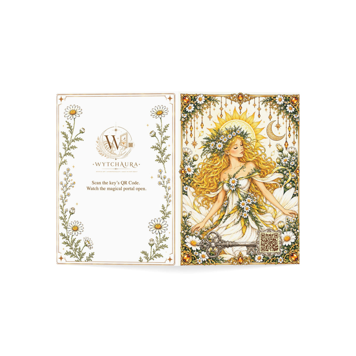 The Daisy Maiden - Greeting Cards — Pack of 1/10