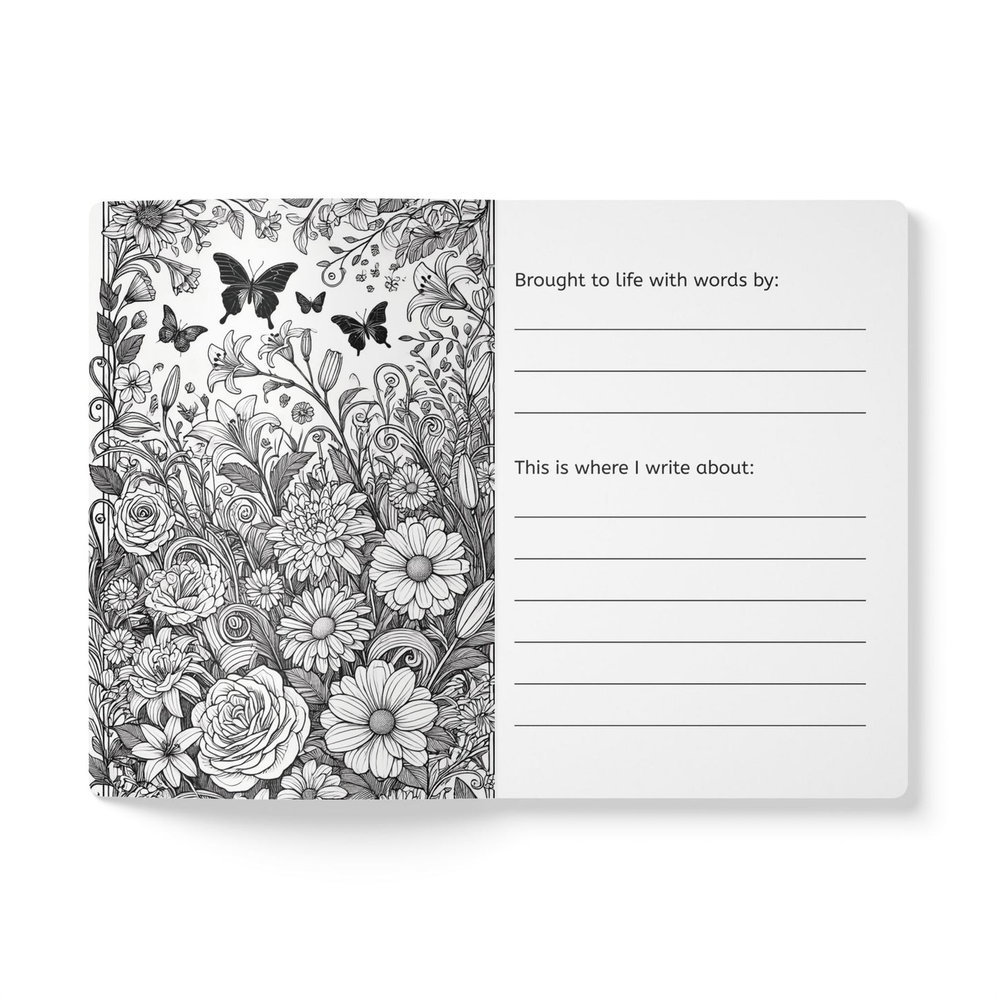ROSES AND THORNS - Augmented Reality Journal | Inspiring Notebook with Art & Quotes