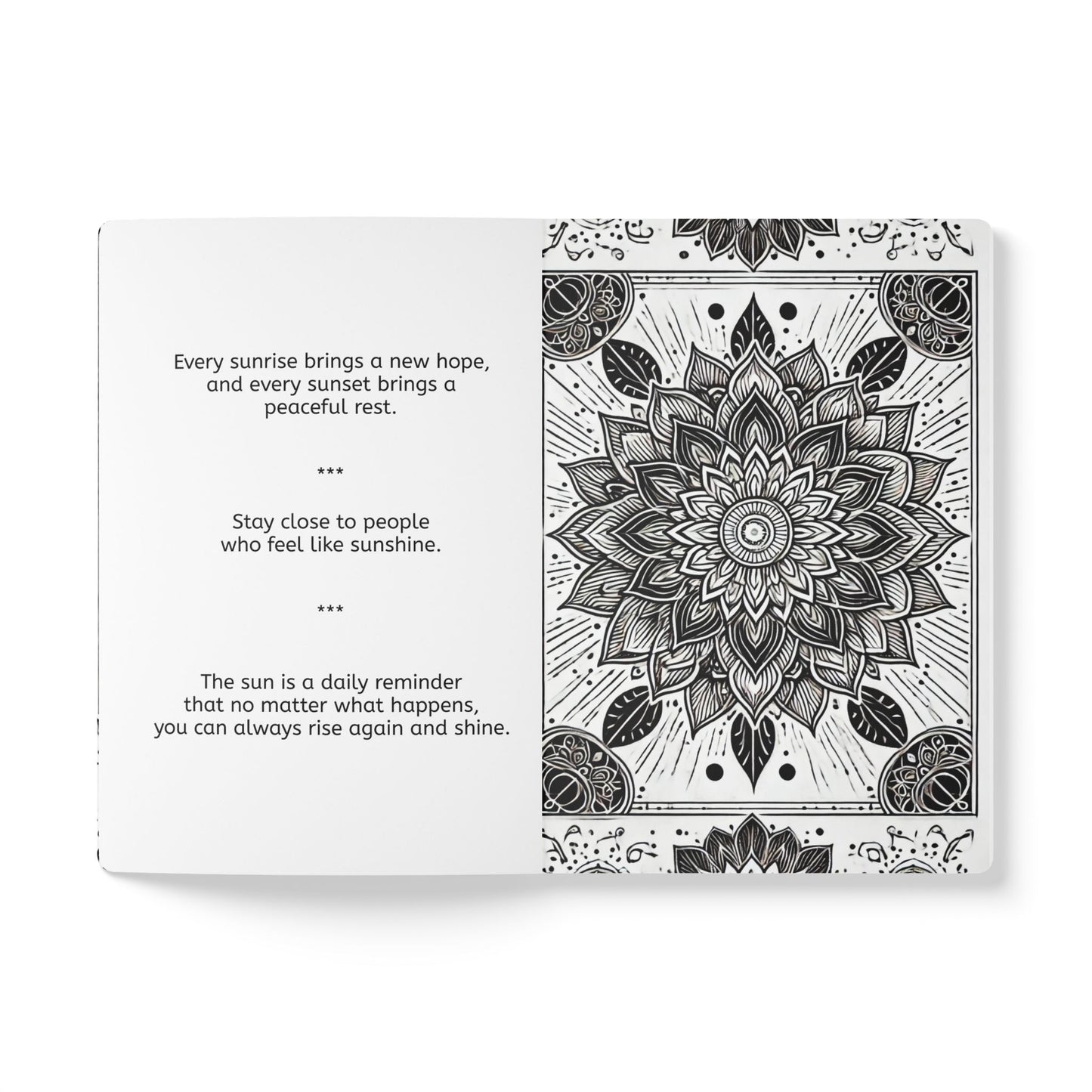 SUN - Augmented Reality Journal | Inspiring Notebook with Art & Quotes