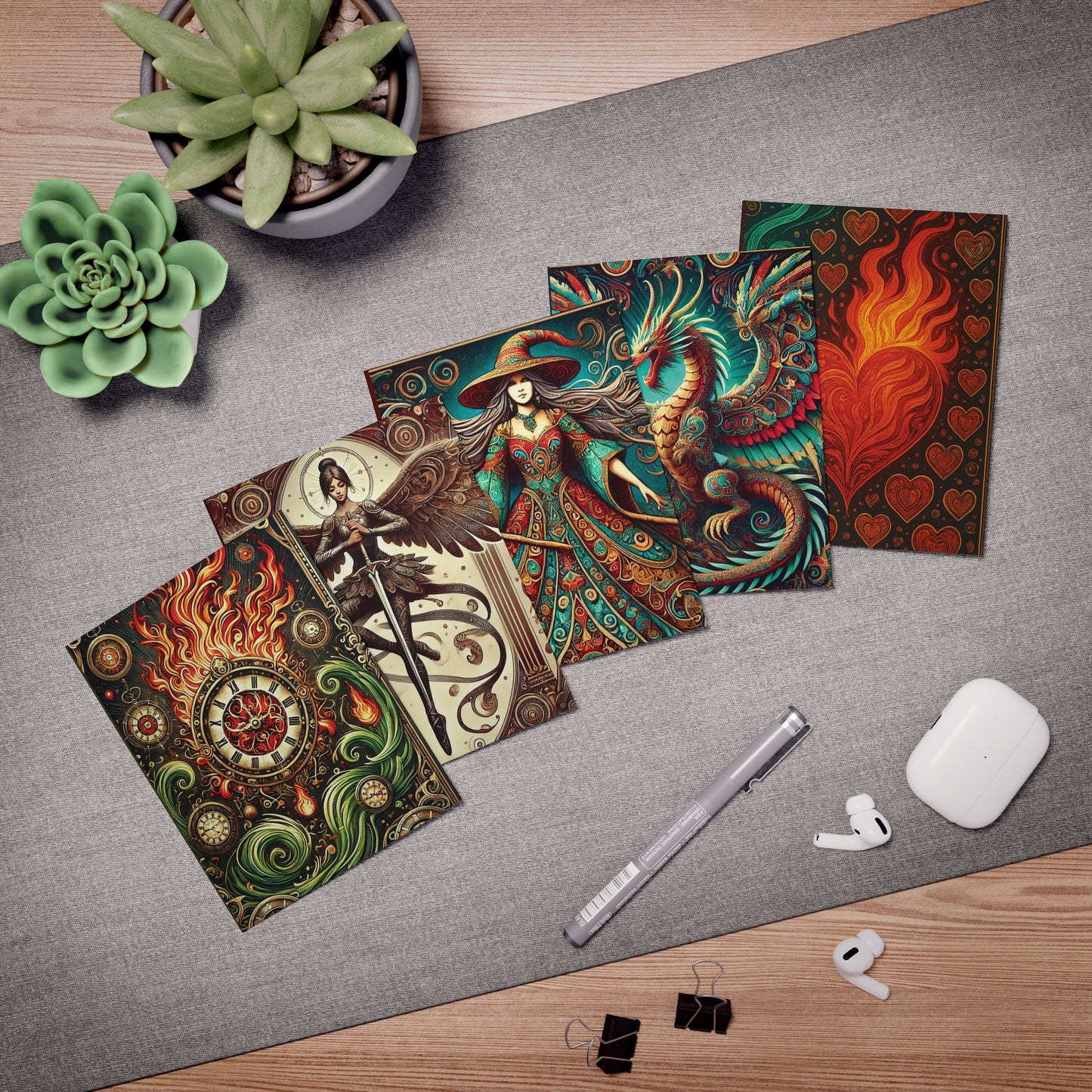 Multi-Design Greeting Cards (5-Pack)