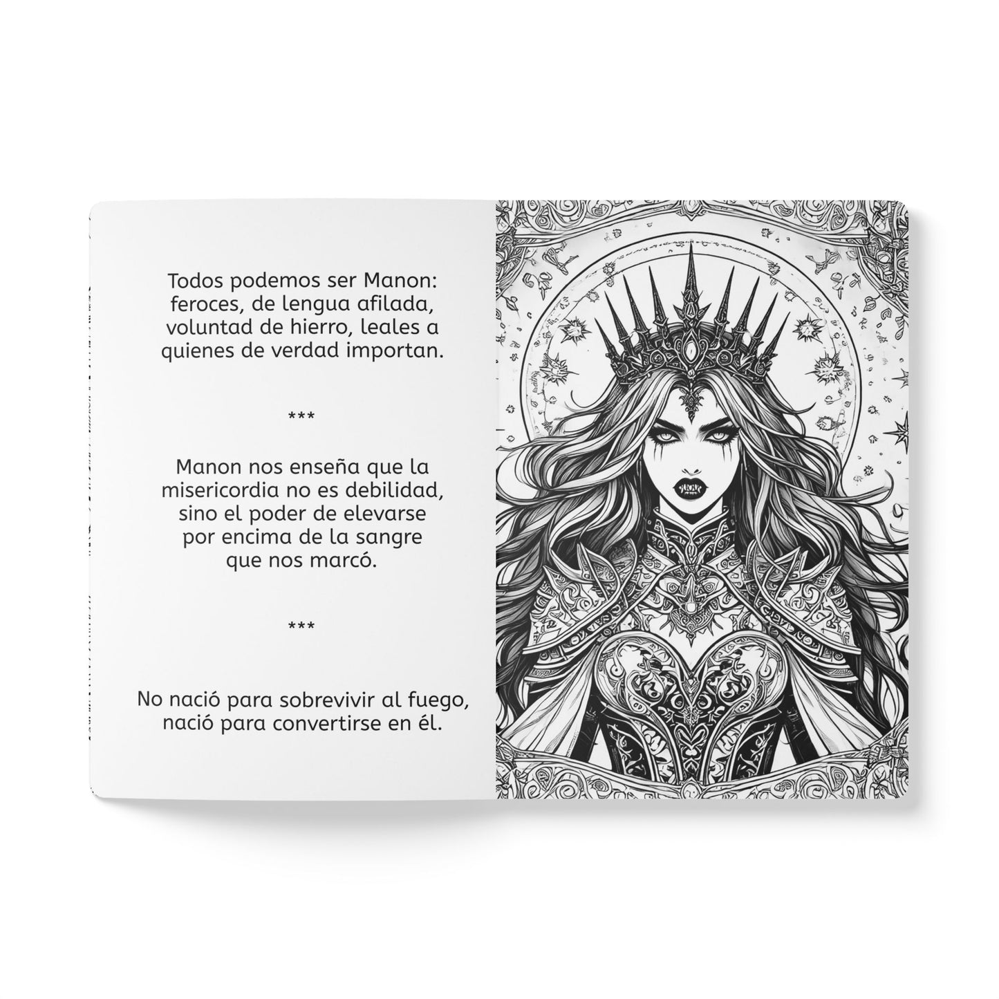 MANON LA INQUEBRANTABLE -  Cuaderno con Realidad Aumentada | Cuaderno Inspirador con Arte y Frases