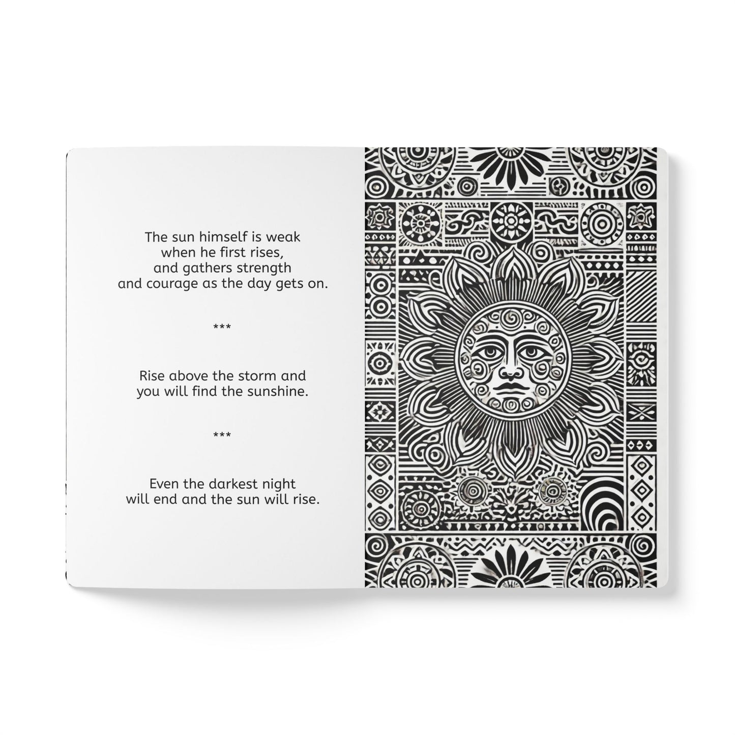 SUN - Augmented Reality Journal | Inspiring Notebook with Art & Quotes