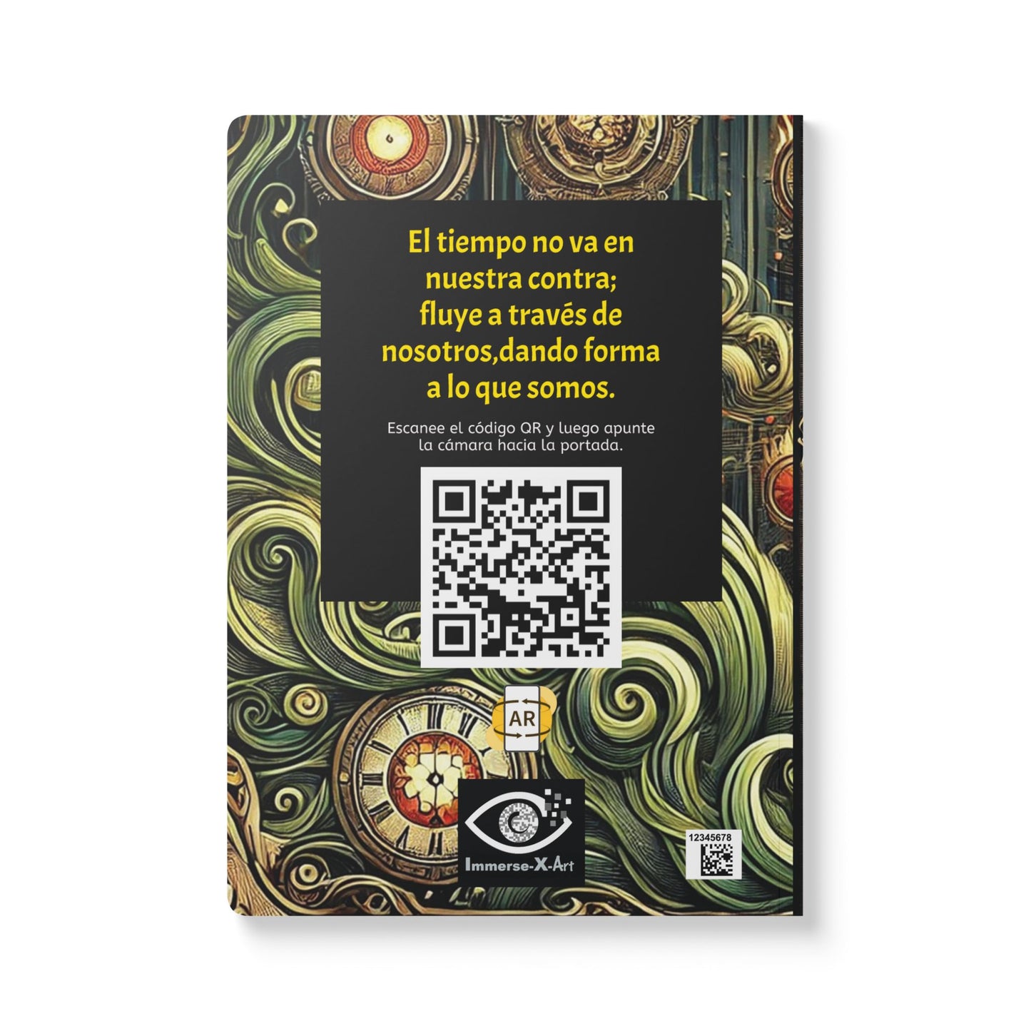 EL PASE DEL TIEMPO - Cuaderno con Realidad Aumentada | Cuaderno Inspirador con Arte y Frases Motivadoras