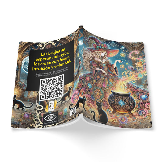 LA HECHIZERA EN MÍ - GATOS - Cuaderno con Realidad Aumentada | Cuaderno Inspirador con Arte y Frases Motivadoras