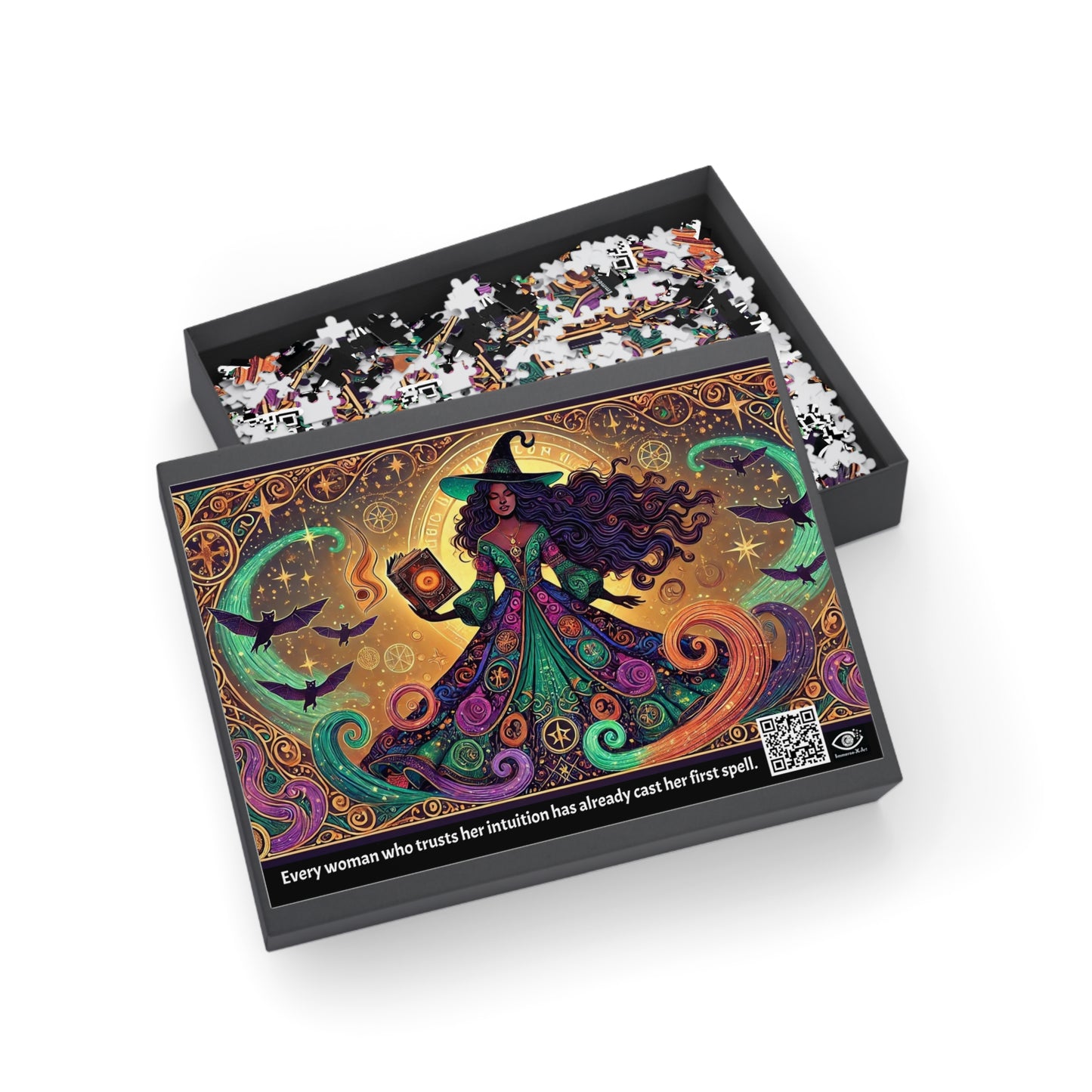 MY INNER WITCH: Bat Magic – Intricate Puzzle (1,000 pcs) with Augmented Reality