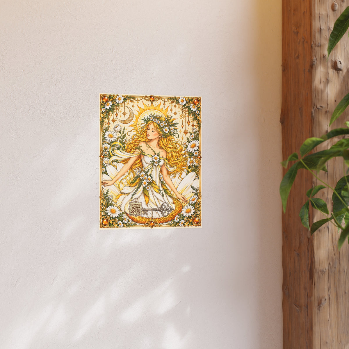 The Daisy Maiden – Spirit of Joy & New Beginnings Poster — Satin & Archival Matte Print
