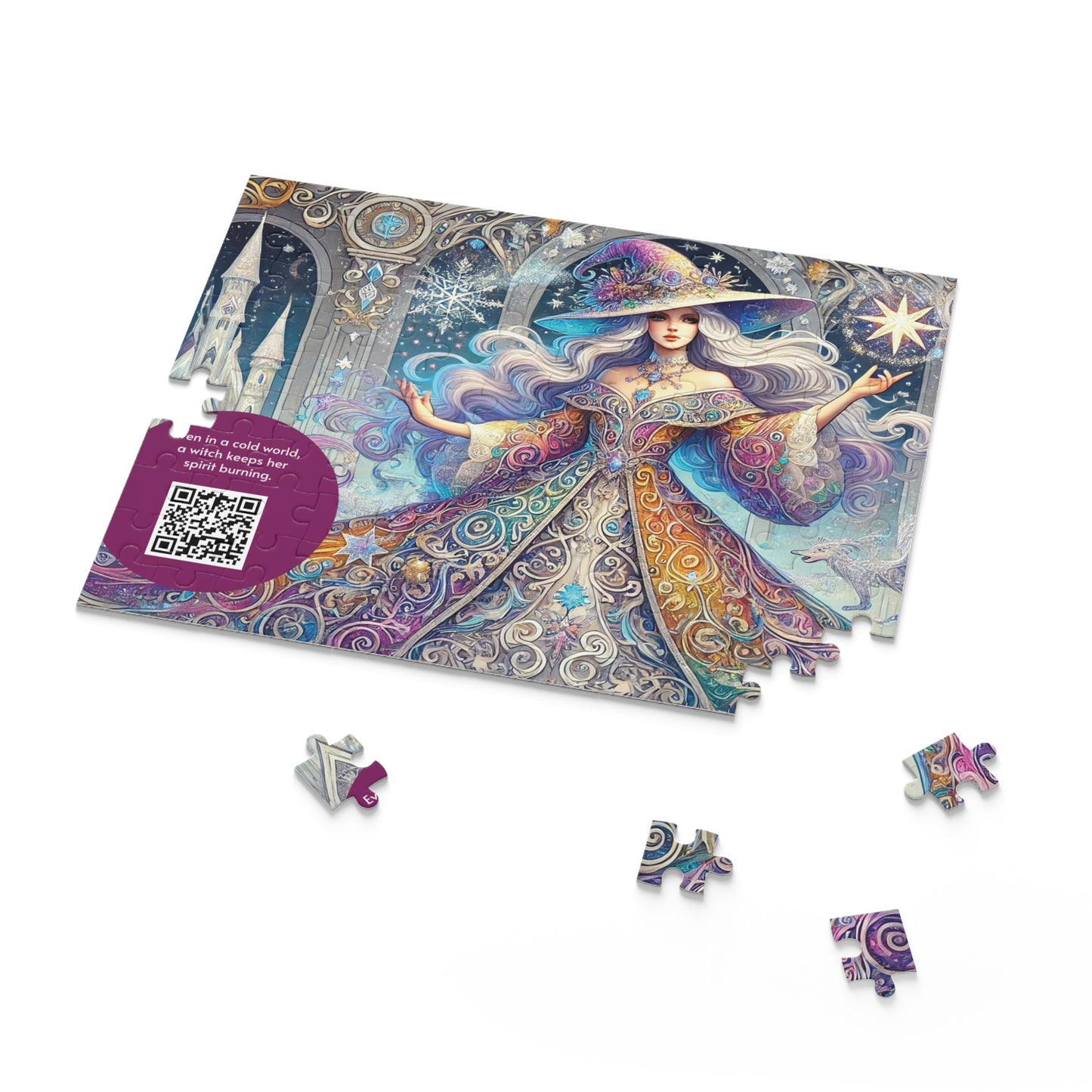 MY INNER WITCH: Cristal Castle - Intricate Puzzle (120/252/500 pcs) with Augmented Reality