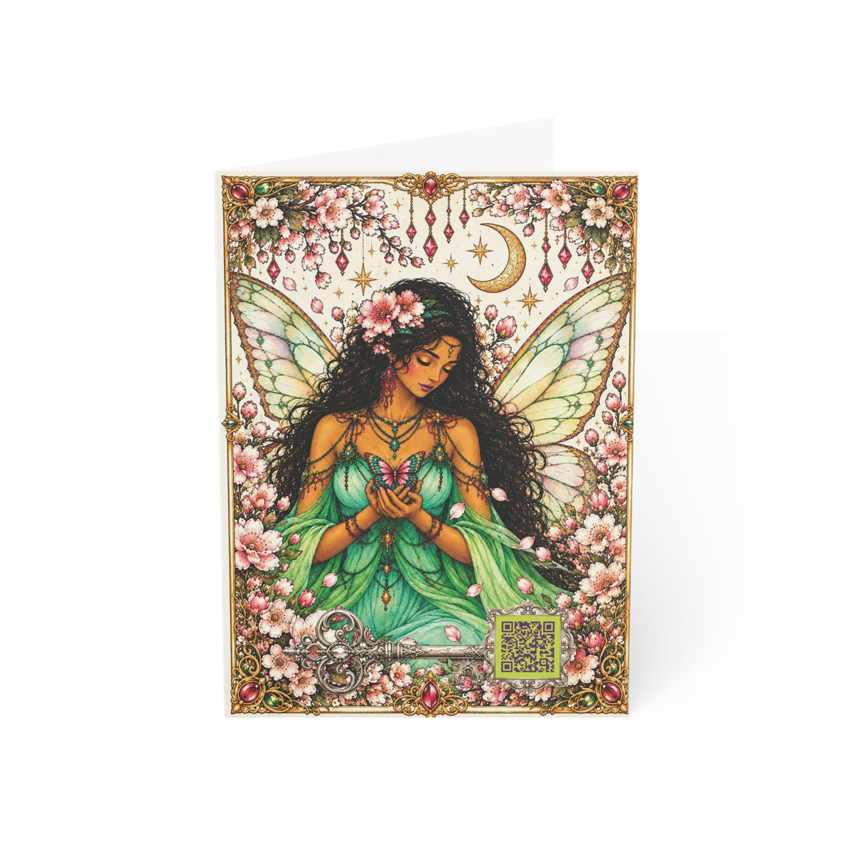 The Almond Blossom Goddess Psyche- Greeting Cards — Pack of 1/10