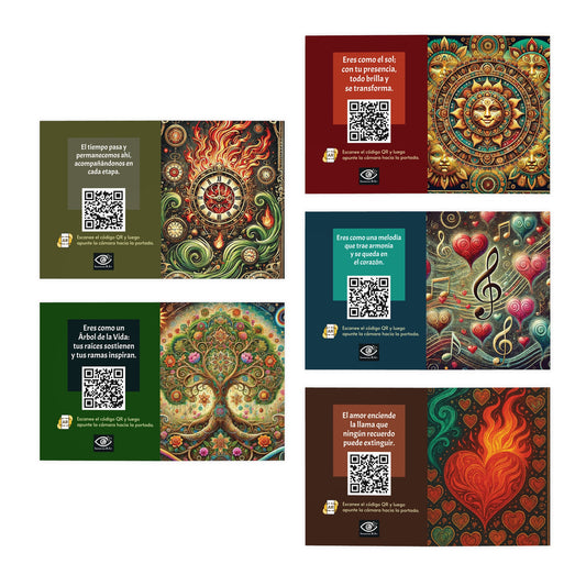 Postcards "Thinking of You" de Múltiples Diseños (Paquete de 5)