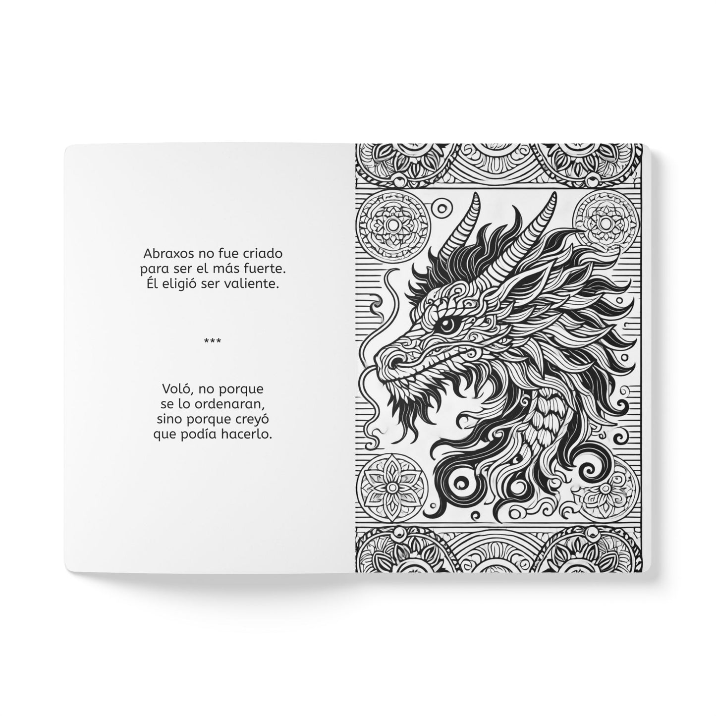 DRAGÓN Y PIEDRAS VALIOSAS - Diario con Realidad Aumentada | Cuaderno Inspirador con Arte y Frases Motivadoras
