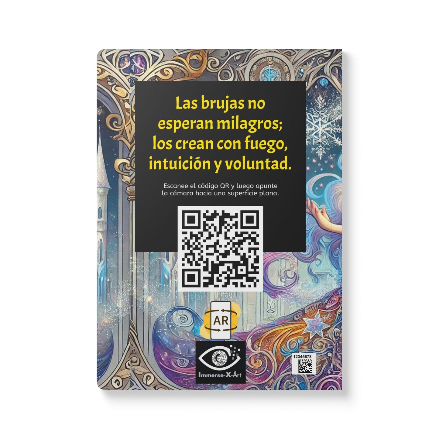 LA HECHIZERA EN MÍ - CASTILLO DE CRISTAL- Cuaderno con Realidad Aumentada | Cuaderno Inspirador con Arte y Frases Motivadoras