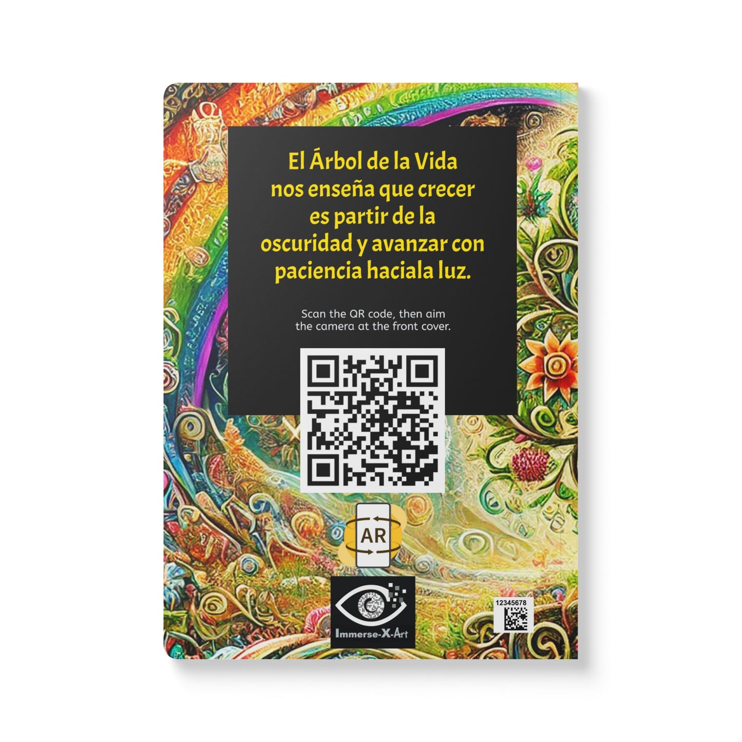 ARBOL DE VIDA - Cuaderno con Realidad Aumentada | con Arte y Frases Motivadoras