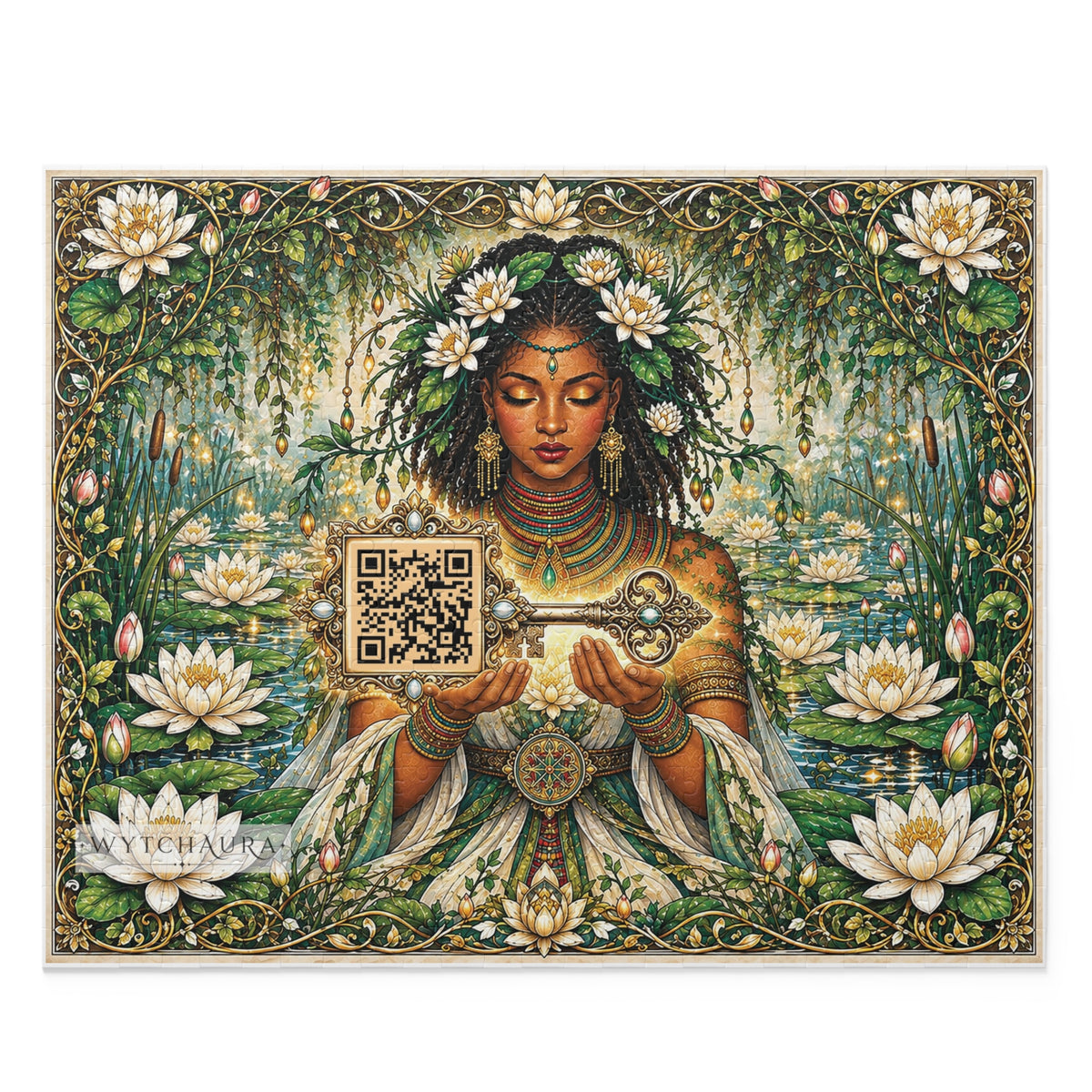 The Water Lily Goddess – Puzzle (500-Piece)