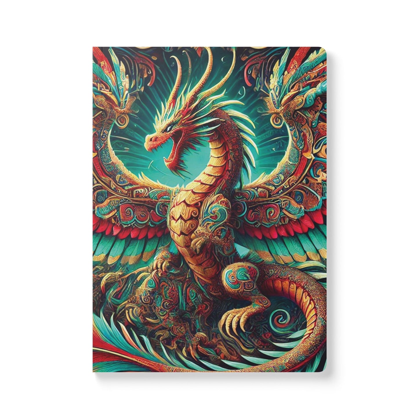 DRAGON AND GEMSTONES - Journal with  an Augmented Reality Experience | Inspiring Notebook with Art & Quotes