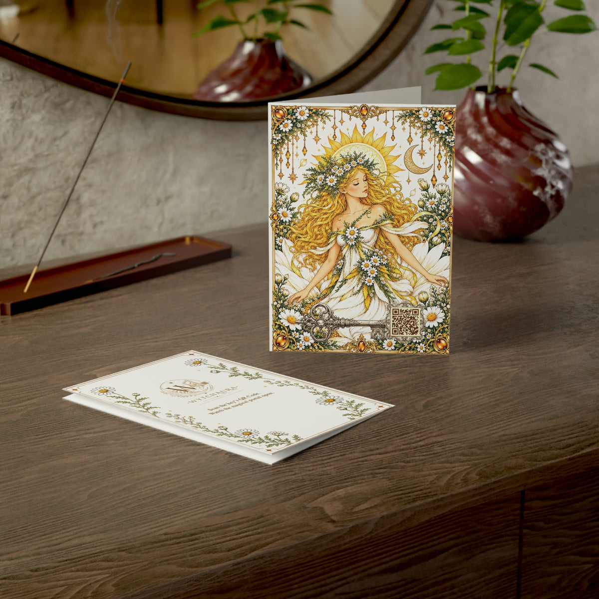 The Daisy Maiden - Greeting Cards — Pack of 1/10