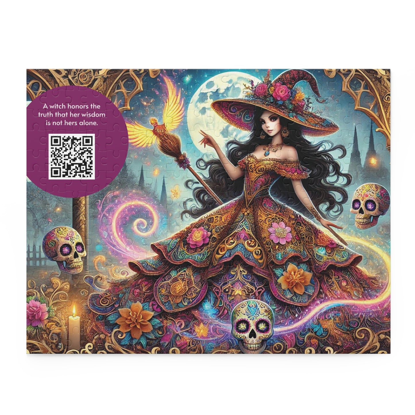 MY INNER WITCH: Ancestors Magic - Intricate Puzzle (120/252/500 pcs) with Augmented Reality