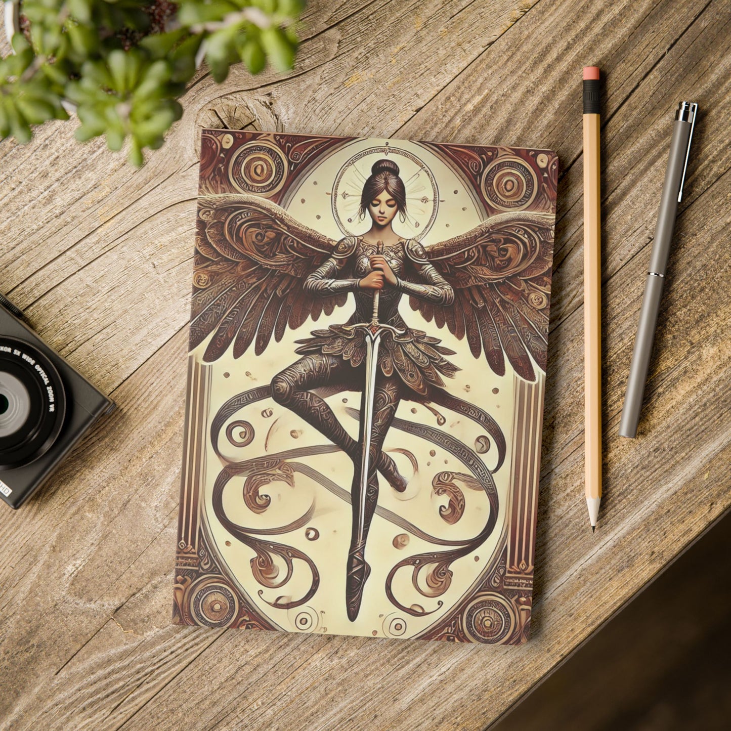 WARRIOR ANGEL - Journal with  an Augmented Reality Experience | Inspiring Notebook with Art & Quotes