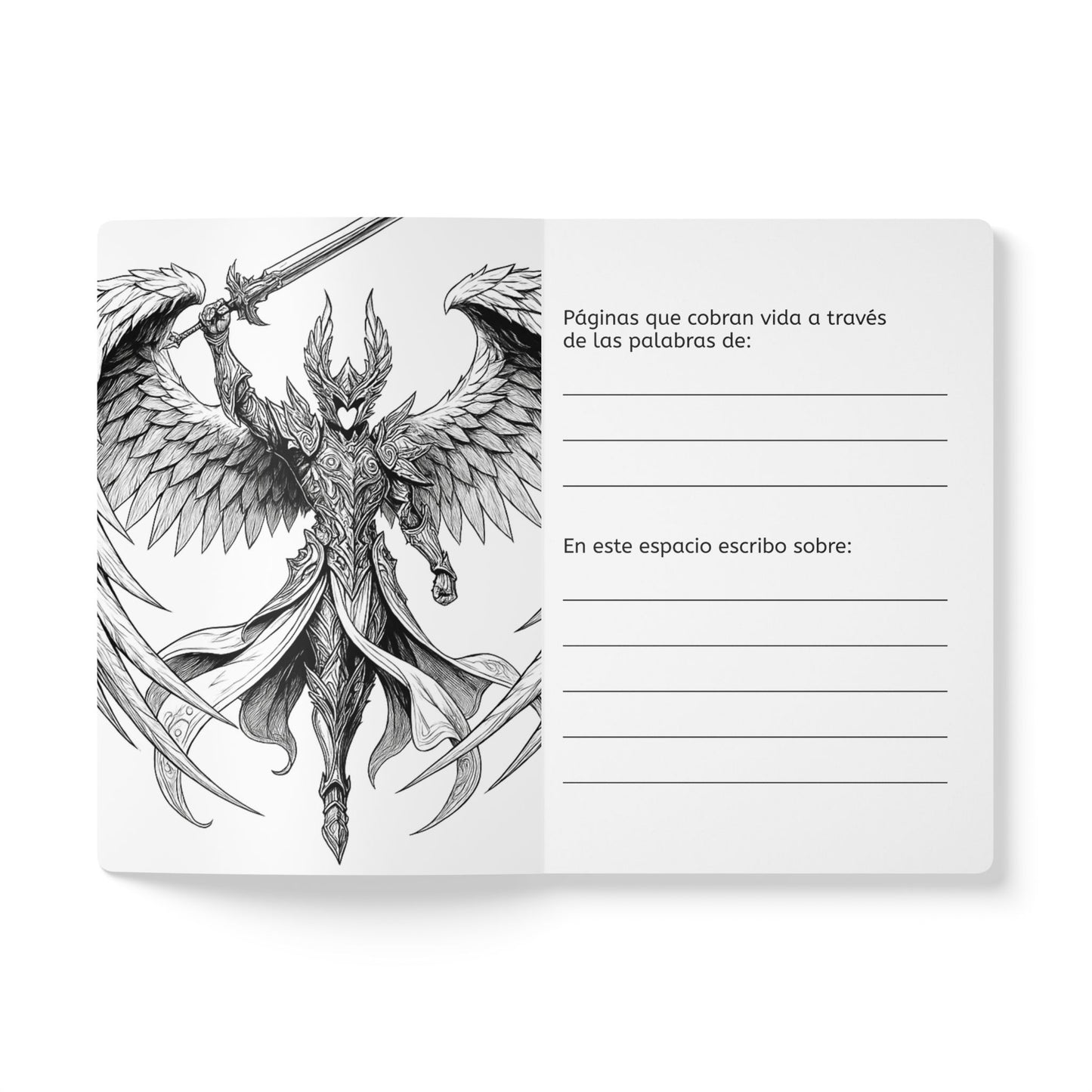 ÁNGEL GUERRERO - Cuaderno con Realidad Aumentada | con Arte y Frases Motivadoras