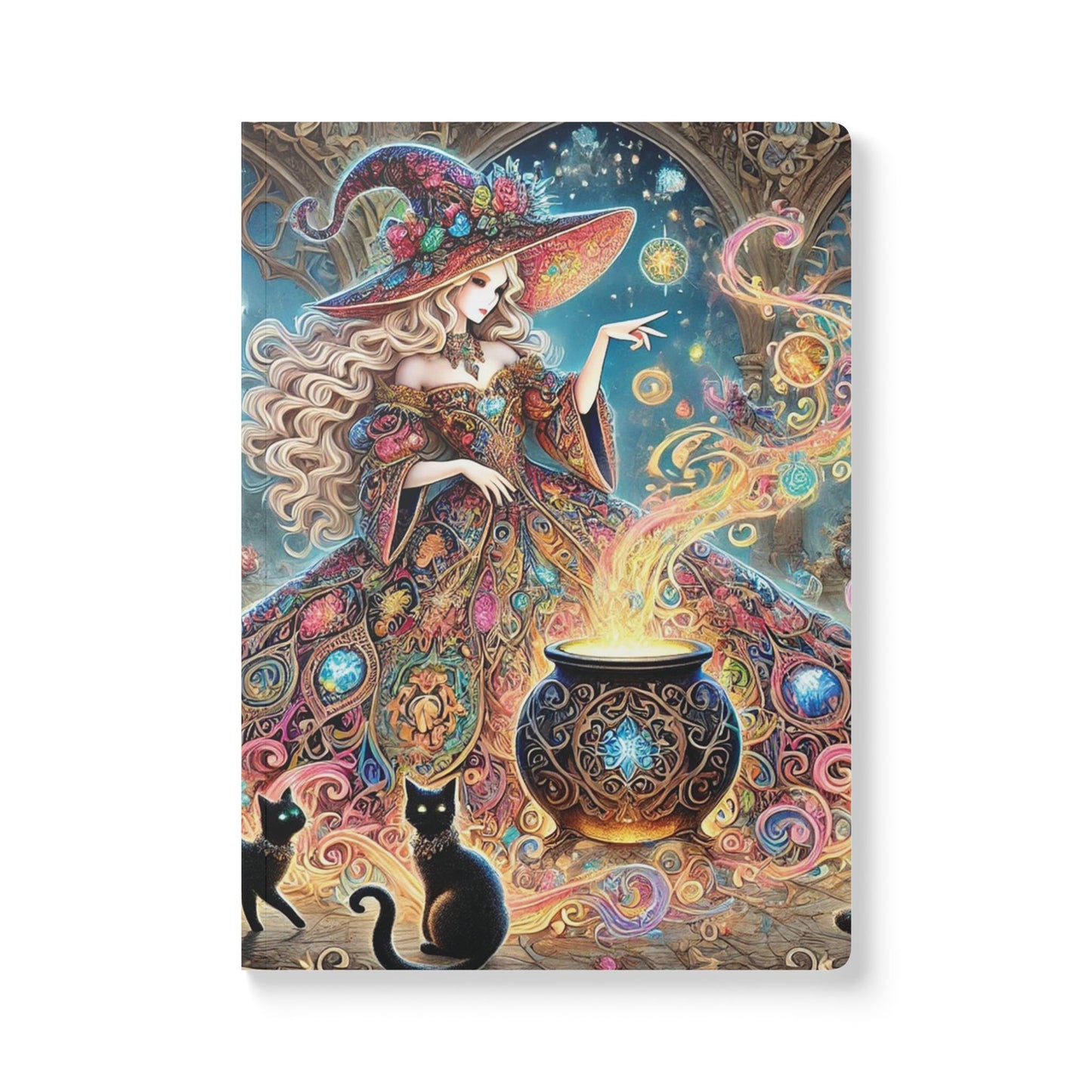 THE WITCH WITHIN / CATS - Notebook with Augmented Reality | Art & Inspiring Quotes
