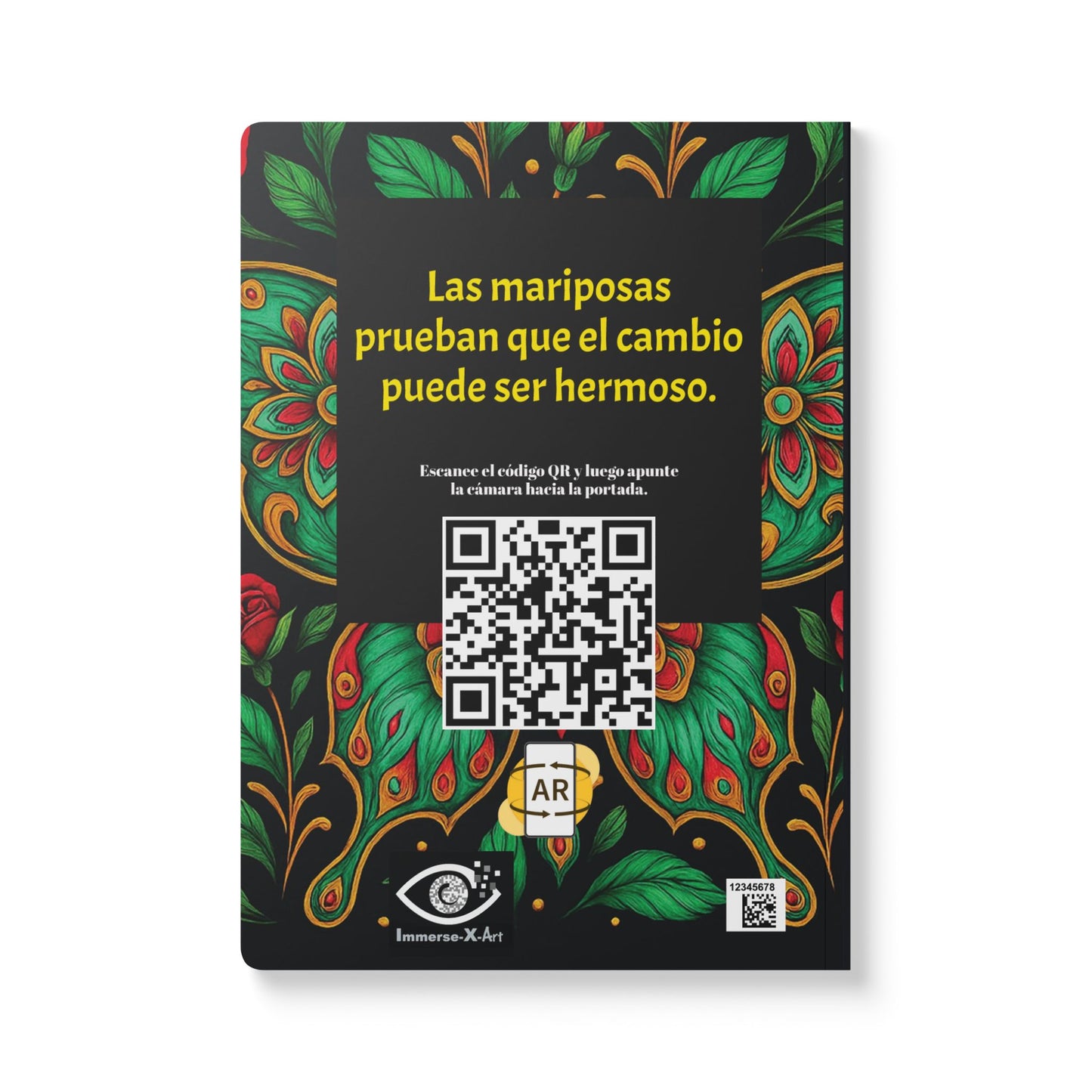 LA DANZA DE LAS MARIPOSAS - Diario con Realidad Aumentada | Cuaderno Inspirador con Arte y Frases Motivadoras