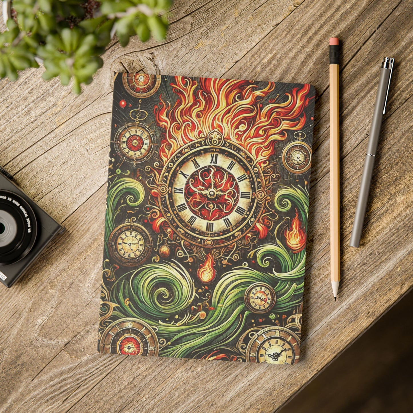 TIME - Journal with  an Augmented Reality Experience | Inspiring Notebook with Art & Quotes