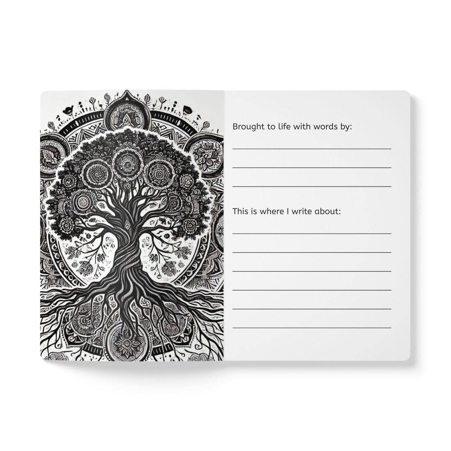 TREE OF LIFE - Augmented Reality Journal | Inspiring Notebook with Art & Quotes