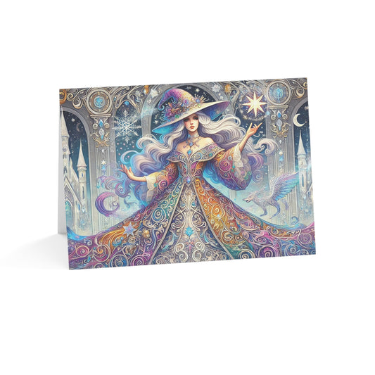 LA HECHIZERA EN MÍ - Castillo de Cristal - Tarjeta(s) con Realidad Aumentada |  Arte y Frases Motivadoras (1/10/30/50 pcs)