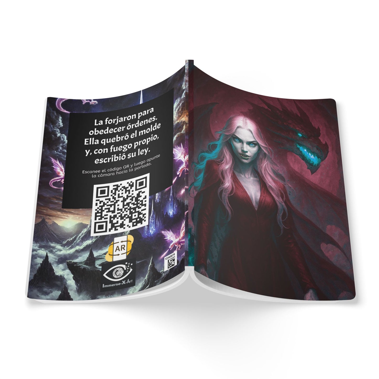 MANON LA INQUEBRANTABLE -  Cuaderno con Realidad Aumentada | Cuaderno Inspirador con Arte y Frases