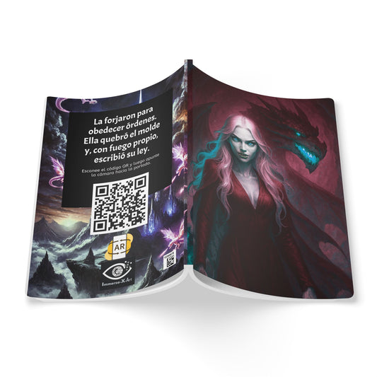MANON LA INQUEBRANTABLE -  Cuaderno con Realidad Aumentada | Cuaderno Inspirador con Arte y Frases