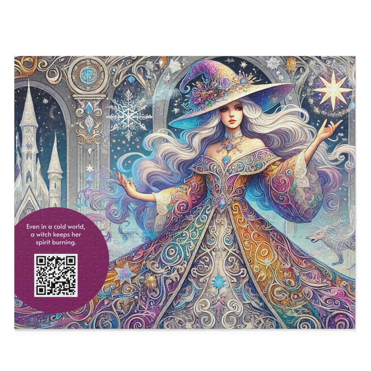 MY INNER WITCH: Cristal Castle - Intricate Puzzle (120/252/500 pcs) with Augmented Reality