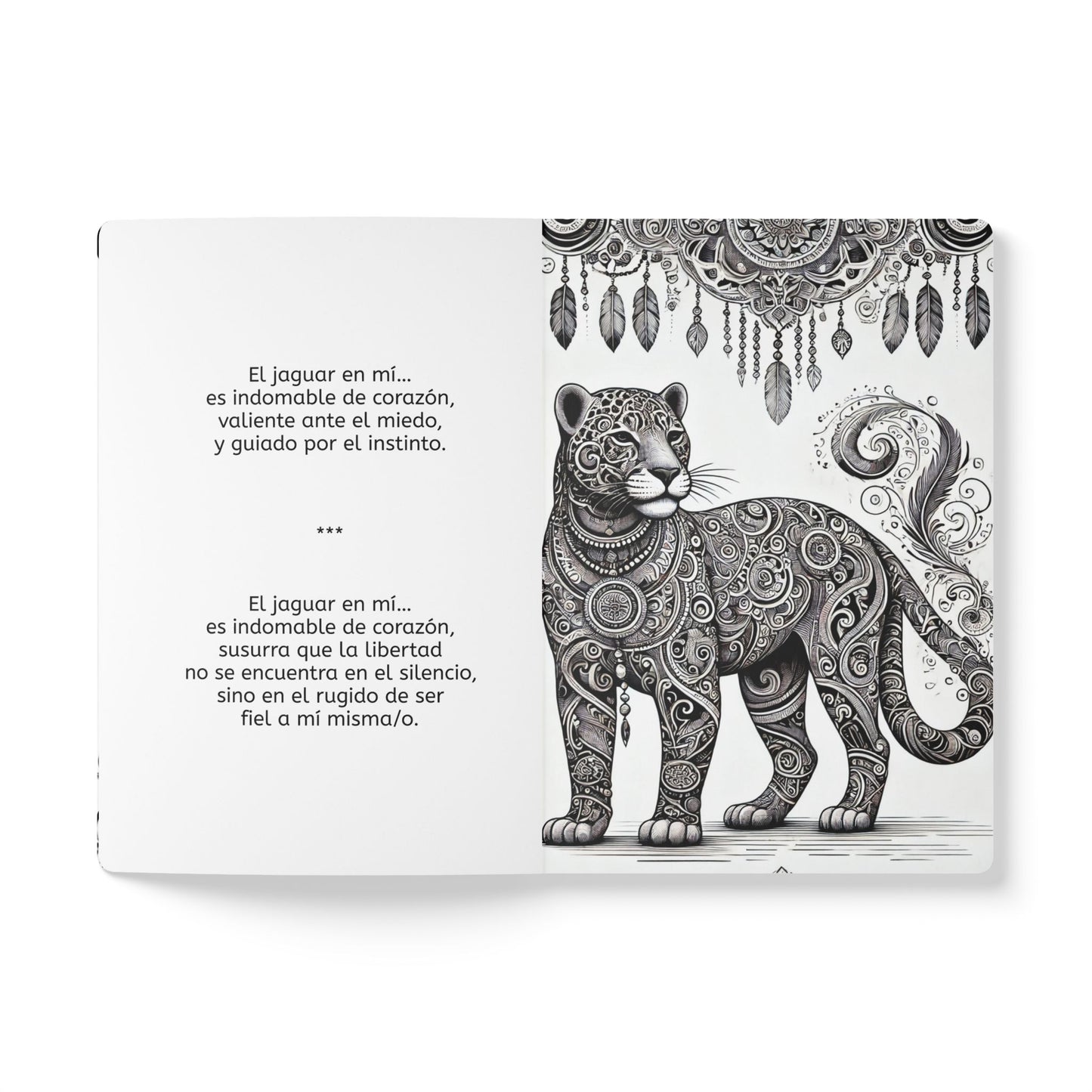 ESPÍRITU DE JAGUAR - Cuaderno con Realidad Aumentada | Cuaderno Inspirador con Arte y Frases Motivadoras