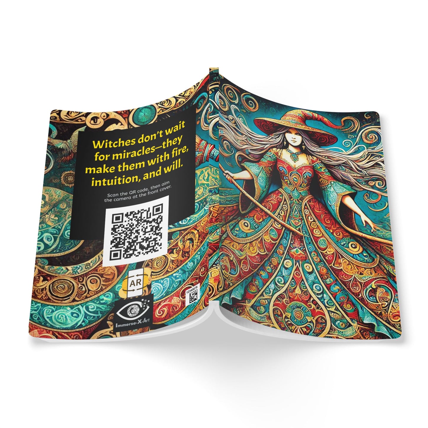 WHISPERS OF A WITCH - Augmented Reality Journal | Inspiring Notebook with Art & Quotes