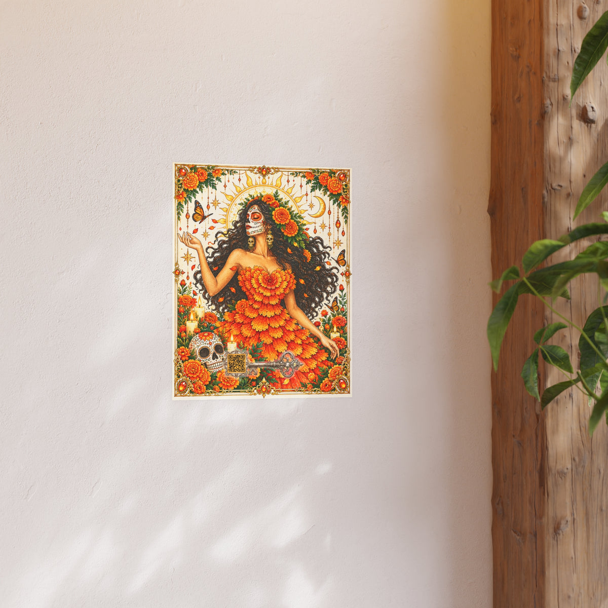 La Catrina – Spirit of Día de los Muertos Poster — Satin & Archival Matte Print
