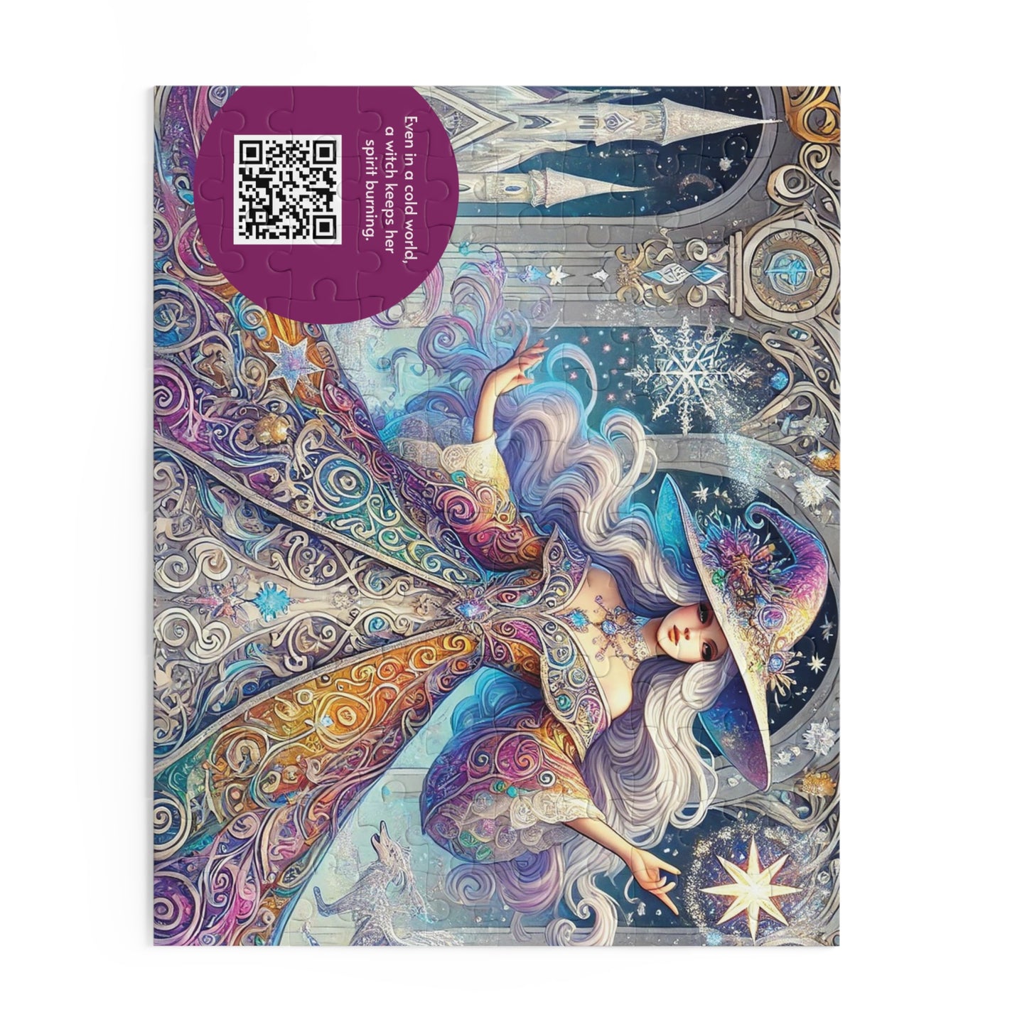 MY INNER WITCH: Cristal Castle - Intricate Puzzle (120/252/500 pcs) with Augmented Reality