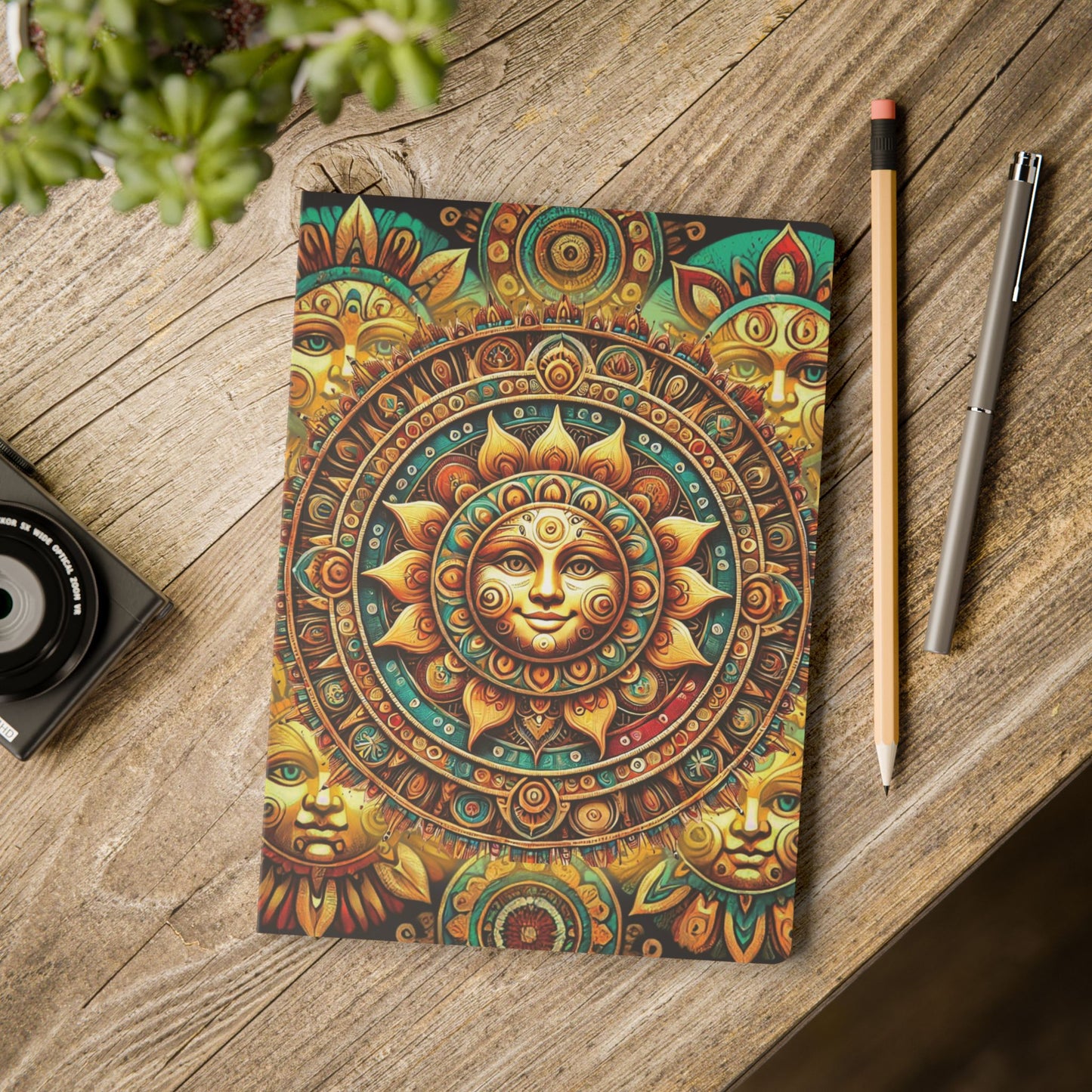 SOL - Cuaderno con Realidad Aumentada | Cuaderno Inspirador con Arte y Frases