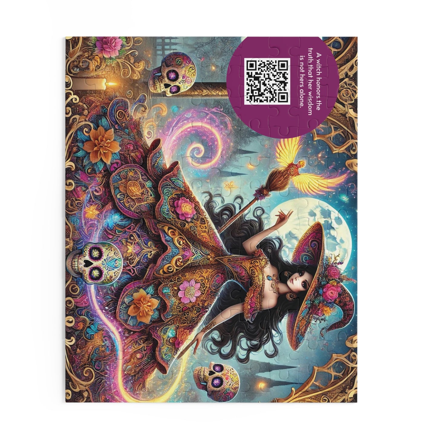MY INNER WITCH: Ancestors Magic - Intricate Puzzle (120/252/500 pcs) with Augmented Reality