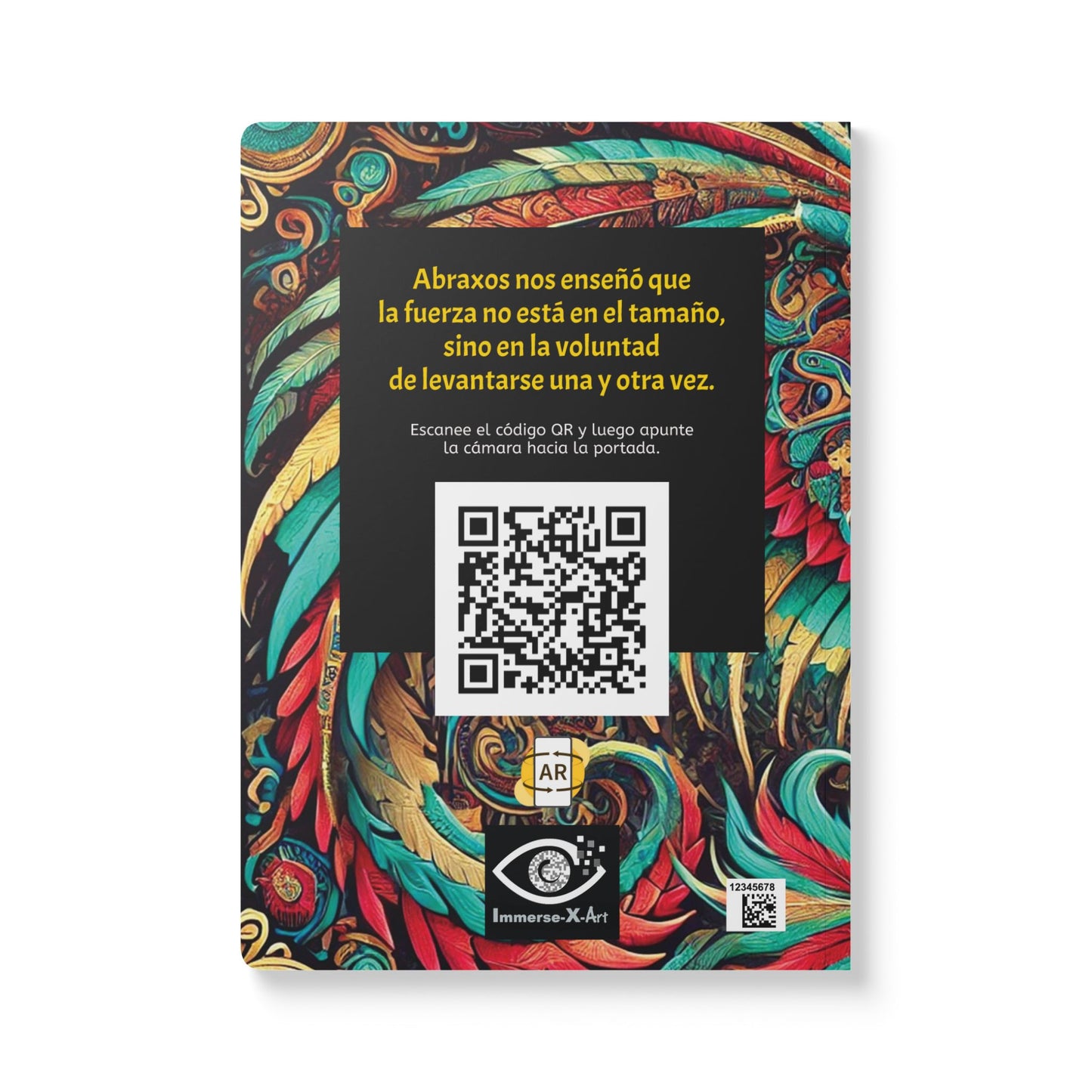 DRAGÓN Y PIEDRAS VALIOSAS - Diario con Realidad Aumentada | Cuaderno Inspirador con Arte y Frases Motivadoras