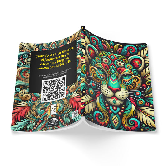 ESPÍRITU DE JAGUAR - Cuaderno con Realidad Aumentada | Cuaderno Inspirador con Arte y Frases Motivadoras