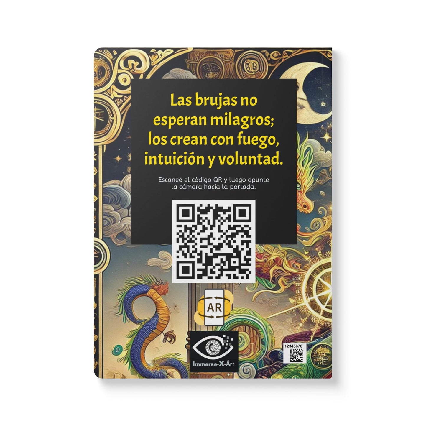 LA HECHIZERA EN MÍ / DRAGONES con Realidad Aumentada | Cuaderno Inspirador con Arte y Frases Motivadoras