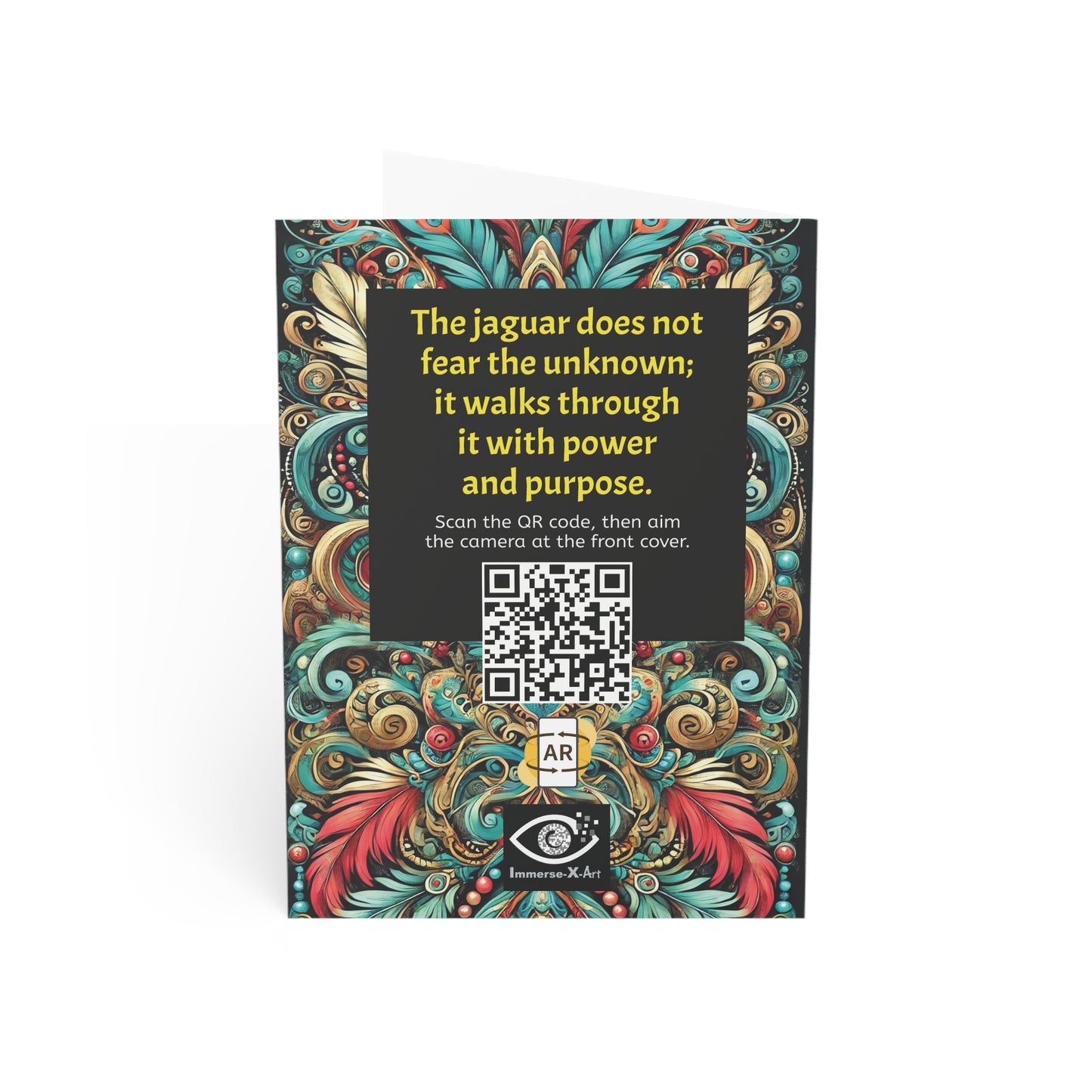 THE JAGUAR'S SPIRIT - Greeting Cards with Augmented Reality (Set of 1, 10, 30, 50)
