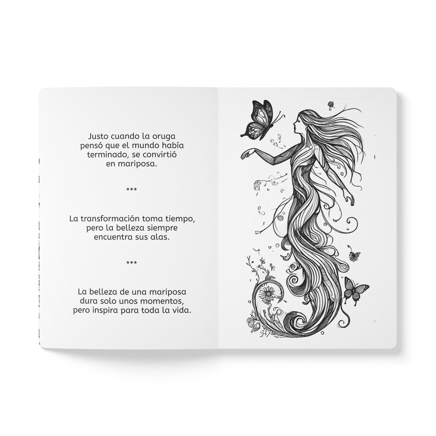 LA DANZA DE LAS MARIPOSAS - Diario con Realidad Aumentada | Cuaderno Inspirador con Arte y Frases Motivadoras