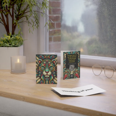 THE JAGUAR'S SPIRIT - Greeting Cards with Augmented Reality (Set of 1, 10, 30, 50)