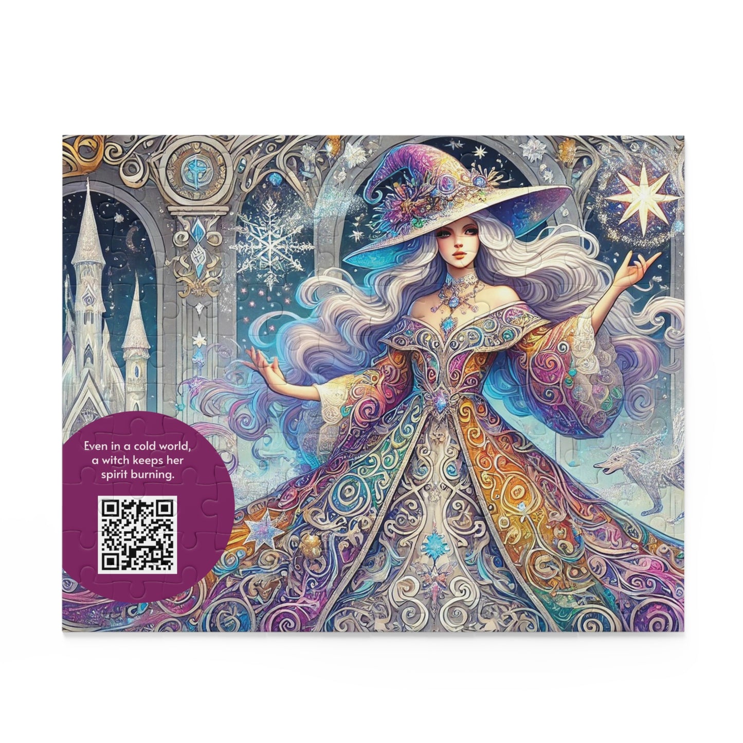MY INNER WITCH: Cristal Castle - Intricate Puzzle (120/252/500 pcs) with Augmented Reality