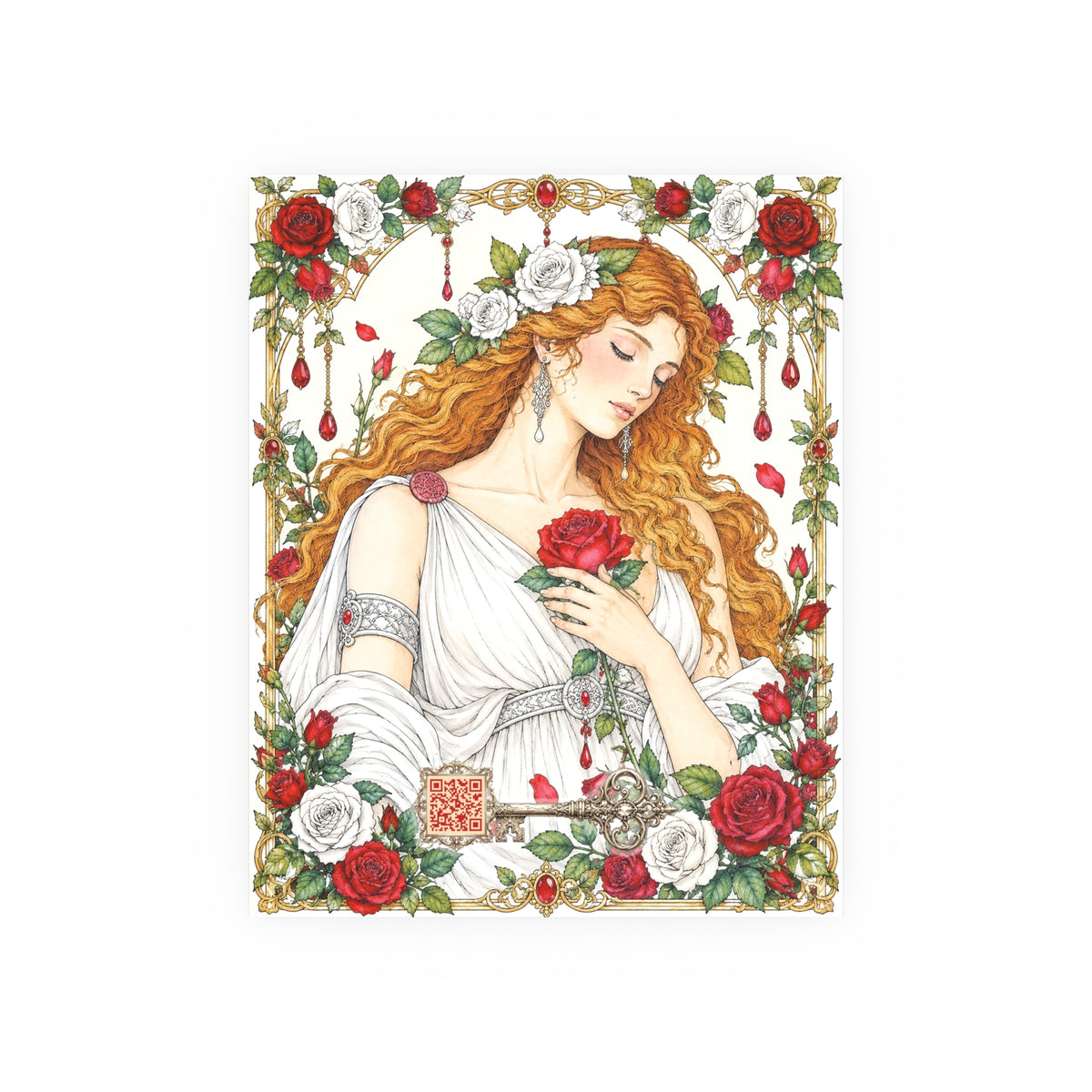Aphrodite – Goddess of Love & Beauty Poster — Satin & Archival Matte Print
