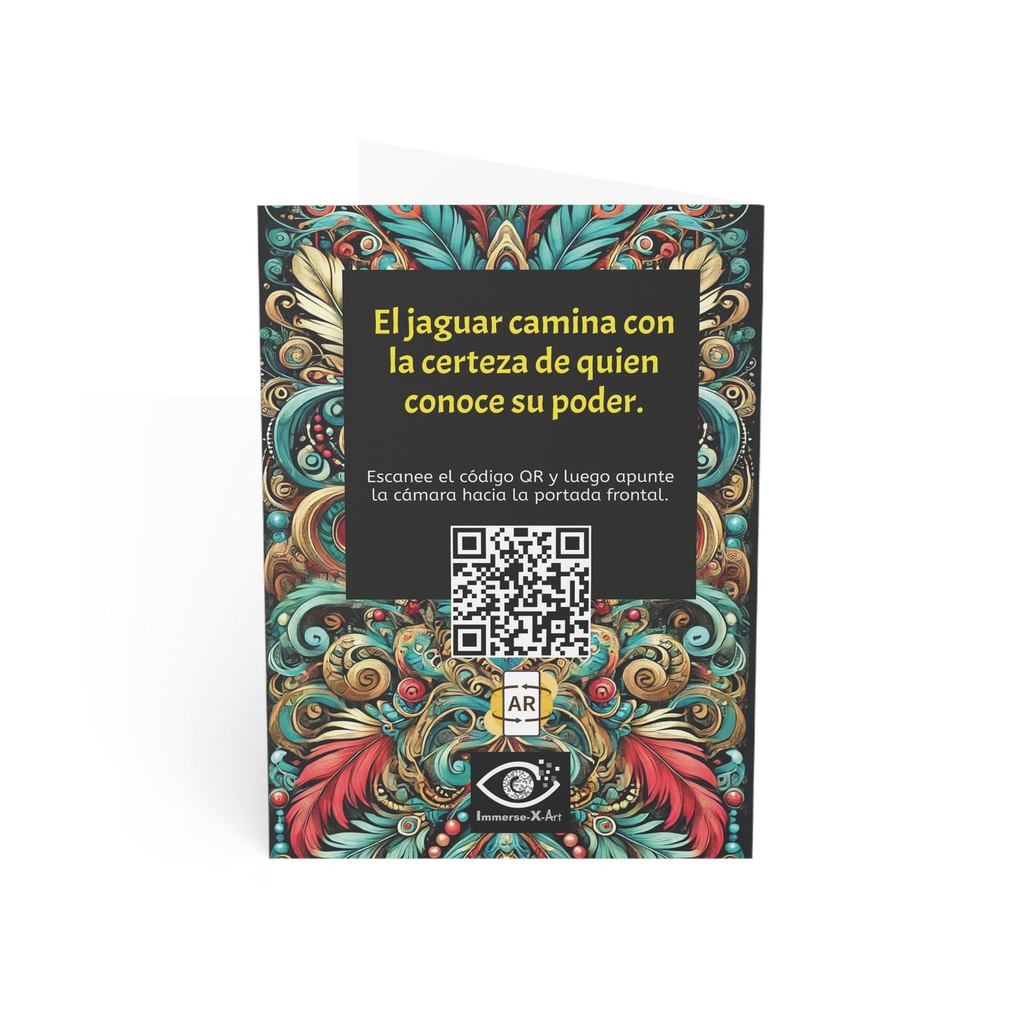 EL ESPÍRITU DEL JAGUAR – Tarjetas de Felicitación con Realidad Aumentada (Set de 1, 10, 30, 50)